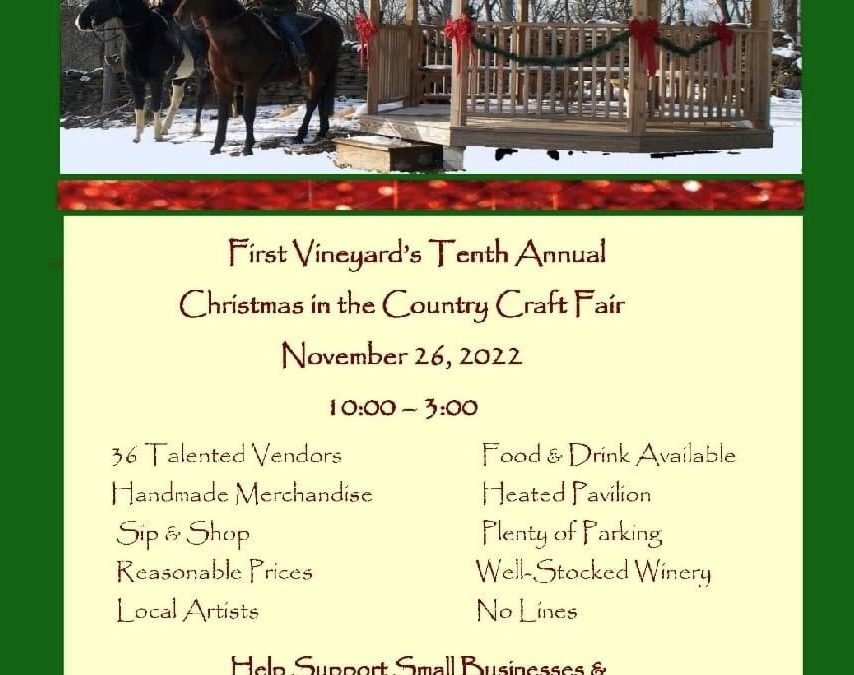First Vineyard’s Christmas in the Country Craft Fair